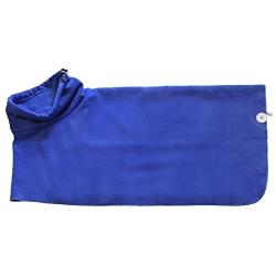 THE SNUGGLY DOG Easy Wear Dog Towel.for a Limited Time Luxuriously Soft, Fast Drying 400gsm Microfiber. Soft Belt Included for a Warm Plush Dog Robe. XXL Blue