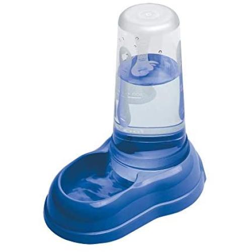 Ferplast Azimut 600 Cat and Dog Water and Food Dispenser, 12.5 x 19 x 19.5 cm, 0.6 Liter, Blue