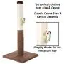 PETMAKER Cat Scratching Post - Tall Scratcher for Cats and Kittens with Sisal Rope and Carpet, Hanging Mouse Toy for Interactive Play (24.5 Inch) PETMAKER Cat Scratching Post - Tall Scratcher for Cats and Kittens with Sisal Rope and Carpet, Hanging Mouse Toy for Interactive Play (24.5 Inch)