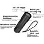 UV Flashlight Black light UV Lights,12 LED 395 nm Ultraviolet Flashlight Perfect Detector For Dog/Cat/Pet Urine,Pet Stains or Bed Bugs,Hunting Scorpions,Dry Stains,Matching with Pet Odor Eliminator