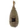 Rhfemd Hanging Birdhouse Natural Fiber Finch Bird Nest Hut Outdoor Cage Shelter Hideaway