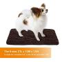 Auboa Dog Crate Bed with Cotton Cushion, Plush Ombré Swirl Kennel Mat for Small, Medium, Extra Large Pet