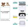 SEISSO Smart Pet Feeder with WiFi, Automatic Cat Feeder Large Capacity Dog Food Dispenser, WiFi Cellphone APP Program Feeding