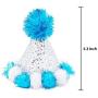 PYOGO Birthday Bandana Hat - Happy Party Supplies - Cake Toy - Bonus Memory Selfie Stick - Dog Mom Dad Gift Basket for Small Medium Large Dog Cat Pet Puppy Girl Boy (Blue)
