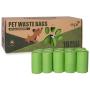 Dog Poop Bags, 150 Extra Thick and Strong Poop Bags for Dogs Cat, Leak-Proof, 10 Rolls, 15 Doggy Bags Per Roll, Each Dog Cat Litter Waste Bag Measures 9 x 13 Inches