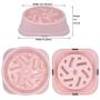 mascota Dog Slow Feeder Bowl, Non Slip Puzzle Bowl - Anti-Gulping Pet Slower Food Feeding Dishes Eco-Friendly Durable Non-Toxic Preventing Choking Healthy Design Bowl for Dog Pet