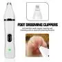 soieho 3 in 1 Dog Nail Grinder Pet Nail Trimmer - Electric Rechargeable Nail Clippers, Pet Nail Grinder Painless Paw Hair Clipper Grooming & Smoothing for Small Dogs Cats