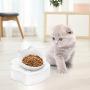 Legendog Elevated Cat Bowl: Cat Bowls Cat Food Bowls Cat Water Bowl 0-15°Adjustable Cat Bowl with Stress-Free for Kitten/Cat