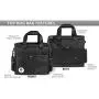 Top Dog Travel Bag - Airline Approved Travel Set for Dogs Stores All Your Dog Accessories - Includes Travel Bag, 2X Food Storage Containers and 2X Collapsible Dog Bowls - Black Top Dog Travel Bag - Airline Approved Travel Set for Dogs Stores All Your Dog Accessories - Includes Travel Bag, 2X Food Storage Containers and 2X Collapsible Dog Bowls - Black