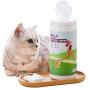 Pet Grooming Wipes with Deodorizing Hypoallergenic for Dogs Cats Cleaning Face Butt Eyes Ears Paws Teeth 60ct per Pack