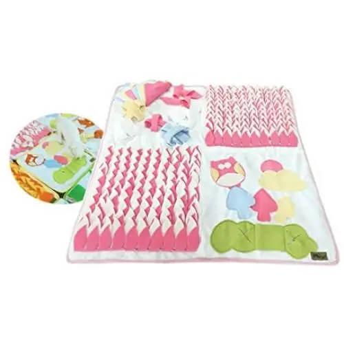 Y. W. Dog Snuffle Mat Phytoncide Patch Nose Work Traning Mat Sniff Pad Fun Pet Toy Large Pink Y. W. Dog Snuffle Mat Phytoncide Patch Nose Work Traning Mat Sniff Pad Fun Pet Toy Large Pink