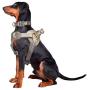 WINSEE Dog Harness and Collar Set for Large Dogs, Reflective Adjustable Step in Dog Halter Harnesses no Pull with Cobra Buckle Dog Collar Heavy Duty, Soft Padded Pet Vest Walking Harness