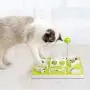 All for Paws Interactives Cat Treat Maze Toy Cat Food Dispenser Kitty Puzzle Feeder Catnip Toy Cat Wand Toy Cat Fun Playing Toys Kitten Toys