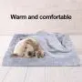 FEBSNOW Dog Bed Mat, Soft Crate Pad with Premium Dog Blanket, Washable Dog Crate Bed for Large Medium Small Dogs Cat Beds(Silver Gray) FEBSNOW Dog Bed Mat, Soft Crate Pad with Premium Dog Blanket, Washable Dog Crate Bed for Large Medium Small Dogs Cat Beds(Silver Gray)