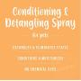 Natures Specialties Dog Detangling Conditioner Spray for Pets, Leave-in, Made in USA, Cherry Blossom, 8oz