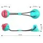 Qamou Dog Chew Toys,Suction Cup DogToy, Dog Ball with Suction Cup,Chewers Toothbrush,Pet Molar Bite, Small Medium Dog Rope Toys Puppy Teeth Cleaning,Chewing Interactive Food Treat (Ball) Qamou Dog Chew Toys,Suction Cup DogToy, Dog Ball with Suction Cup,Chewers Toothbrush,Pet Molar Bite, Small Medium Dog Rope Toys Puppy Teeth Cleaning,Chewing Interactive Food Treat (Ball)