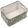 Geyecete Dog Toys Storage Bins Canvas Printing pet Baskets,with Designed Metal Bone-Shaped Handle,Pet Toy and Accessory Storage Bin