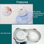 YNC Cat Water Dispenser, 1 Gallon Automatic Gravity Cat Dog Waterer, Practical Pet Water Dispenser for Cat, Small Dog and Other Small Pets