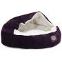 18 inch Villa Aubergine Canopy Cat Bed