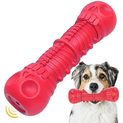 Dog Squeaky Toys Almost Indestructible,Dog Chew Toys for Aggressive Chewers, Toughest Natural Rubber,Pet Chew Toys for Medium and Large Breed,Bone Shape Dog Squeaky Toys Almost Indestructible,Dog Chew Toys for Aggressive Chewers, Toughest Natural Rubber,Pet Chew Toys for Medium and Large Breed,Bone Shape