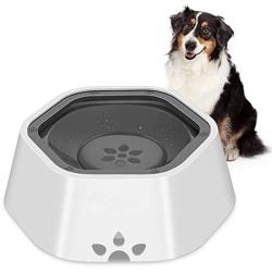 HETH Dog Water Bowl for Pet Drinking and Eating, No Spill Slow Feeder Preventing Chocking Water and Food Bowl