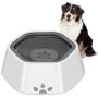 HETH Dog Water Bowl for Pet Drinking and Eating, No Spill Slow Feeder Preventing Chocking Water and Food Bowl