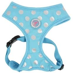 Pinkaholic Chic Adjustable Dog Harness Blue