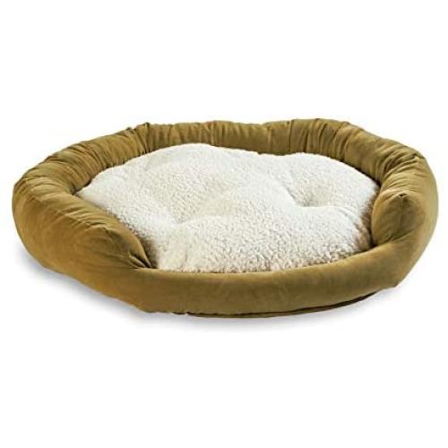 South Pine Porch Maddie Donut Dog Bed with Removable Center Pillow
