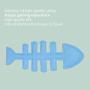NIBLU Felt Cat Toy with Catnip for Indoor Cat Interactive Cat Toy with Catnip Stuffed Fish Bone Toy Plush Pet Toys for Chewing Hunting Teething Suitable Size to Hug