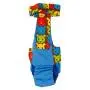Barkertime Premium Waterproof Dog Diaper Overall - Made in USA - Happy Kitty Face on Blue Escape-Proof Waterproof Premium Dog Diaper Overall Barkertime Premium Waterproof Dog Diaper Overall - Made in USA - Happy Kitty Face on Blue Escape-Proof Waterproof Premium Dog Diaper Overall