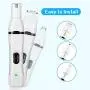 soieho 3 in 1 Dog Nail Grinder Pet Nail Trimmer - Electric Rechargeable Nail Clippers, Pet Nail Grinder Painless Paw Hair Clipper Grooming & Smoothing for Small Dogs Cats