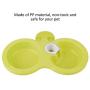 Hanging Pet Food Water Bowl, Dog Cat Double Bowl with Hanger Automatic Gravity Water Drinking Fountain Removable Small Pets Feeder for Cat Dog Puppy Crate Cage