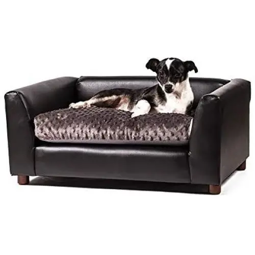 Keet Fluffly Deluxe Pet Bed, Sofa Charcoal, Small Keet Fluffly Deluxe Pet Bed, Sofa Charcoal, Small