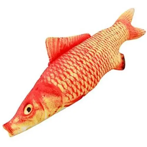 ocijf179 Cats Toy Pet Cats Artificial Plush Fish Shaped Catnip Dental Teeth Care Clean Chewing Toy - M Cyprinoid ocijf179 Cats Toy Pet Cats Artificial Plush Fish Shaped Catnip Dental Teeth Care Clean Chewing Toy - M Cyprinoid