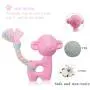 Ctsyuqoo Puppy Teething Cleaning Rope Toys Set Pink Cute Squeaky Dog Toy for Aggressive Chewers Washable Cotton and Rubber Rope Dog Toy (4pcs) Ctsyuqoo Puppy Teething Cleaning Rope Toys Set Pink Cute Squeaky Dog Toy for Aggressive Chewers Washable Cotton and Rubber Rope Dog Toy (4pcs)