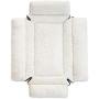 K&H Pet Products Ultra Plush Deluxe Bolster Crate Pad, Fleece.
