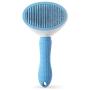 SPDD Pet Dog Comb Hair Brush Trimmer,Dog Manual Shedding Pet Supplies Grooming Deshedding Razor Pet Comb Hair Remover Brush Pet Hair Trimming(Blue Thin)