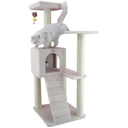 Armarkat B5301 53-Inch Cat Tree, Ivory