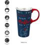 Ceramic Travel Cup, 17 OZ,w/box and Tritan Lid, Pet Pride, Dog