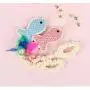 Gaosiduo 2 pcs Cat Plush Teaser Toys, Pet Kitten Floral Print Long Tail Fish Shaped Toy Interactive Chasing Scratching Playthings for Pets Novelty Gift Gaosiduo 2 pcs Cat Plush Teaser Toys, Pet Kitten Floral Print Long Tail Fish Shaped Toy Interactive Chasing Scratching Playthings for Pets Novelty Gift