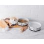 Bone Dry Elegant Marble Design Ceramic Pet Bowl
