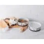 Bone Dry Elegant Marble Design Ceramic Pet Bowl Bone Dry Elegant Marble Design Ceramic Pet Bowl