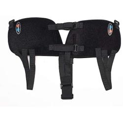 Caldera International Pet Therapy Hip Wrap with Gel, Medium, Black (PET203)