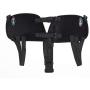 Caldera International Pet Therapy Hip Wrap with Gel, Medium, Black (PET203)