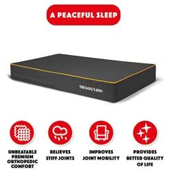 The Dog’s Bed Orthopedic Dog Bed, Premium Memory Foam S-XXXL, Waterproof, Dog Pain Relief for Arthritis, Hip & Elbow Dysplasia, Post Surgery, Lameness, Senior Supportive, Calming Bed, Washable Cover