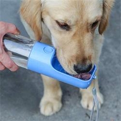 YoNiYar Portable Dog Water Bottle for Walking,Pet Drinking Feeder,Puppy Water Dispenser,Travel Drinking Bowl,Kittens Drink Cup