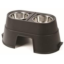 OurPets Comfort Diner Elevated Dog Food Dish (Raised Dog Bowls Available in 4 inches, 8 inches and 12 inches for Large Dogs, Medium Dogs and Small Dogs)