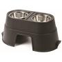 OurPets Comfort Diner Elevated Dog Food Dish (Raised Dog Bowls Available in 4 inches, 8 inches and 12 inches for Large Dogs, Medium Dogs and Small Dogs)