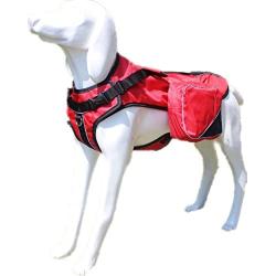 haoyueer DO NOT PET Patches Reflective Backpack Dog Harness Vest Removable Saddle Bags with Label Patches