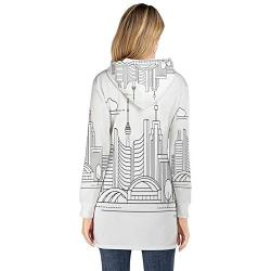 Linear - of Toronto,Womens Sweatshirt Casual Long Sleeve Pullover Hoodie Dress Canada.Flat one line Style - Toronto S